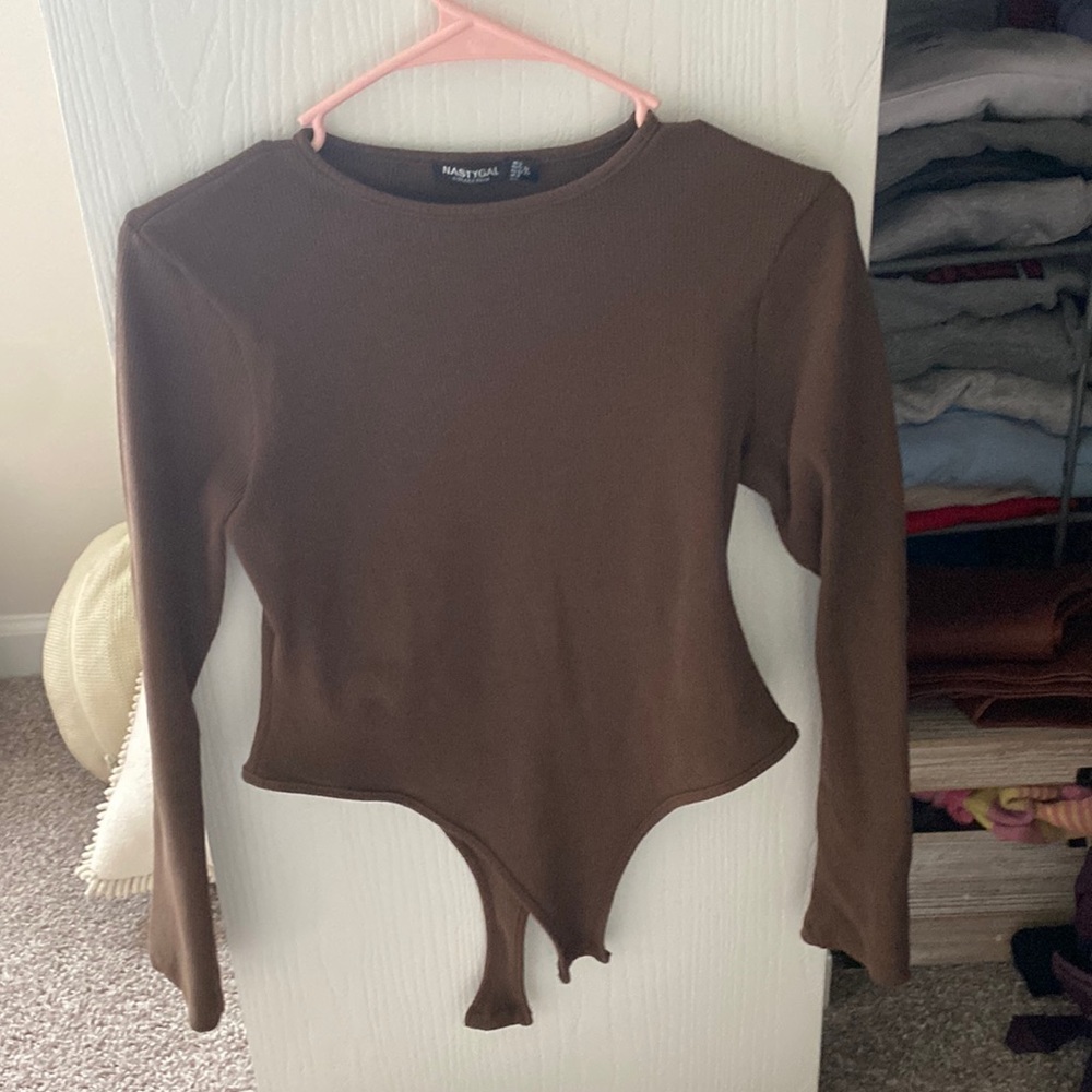 Nasty gal brown body suit